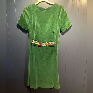 Vintage hand made velvet dress